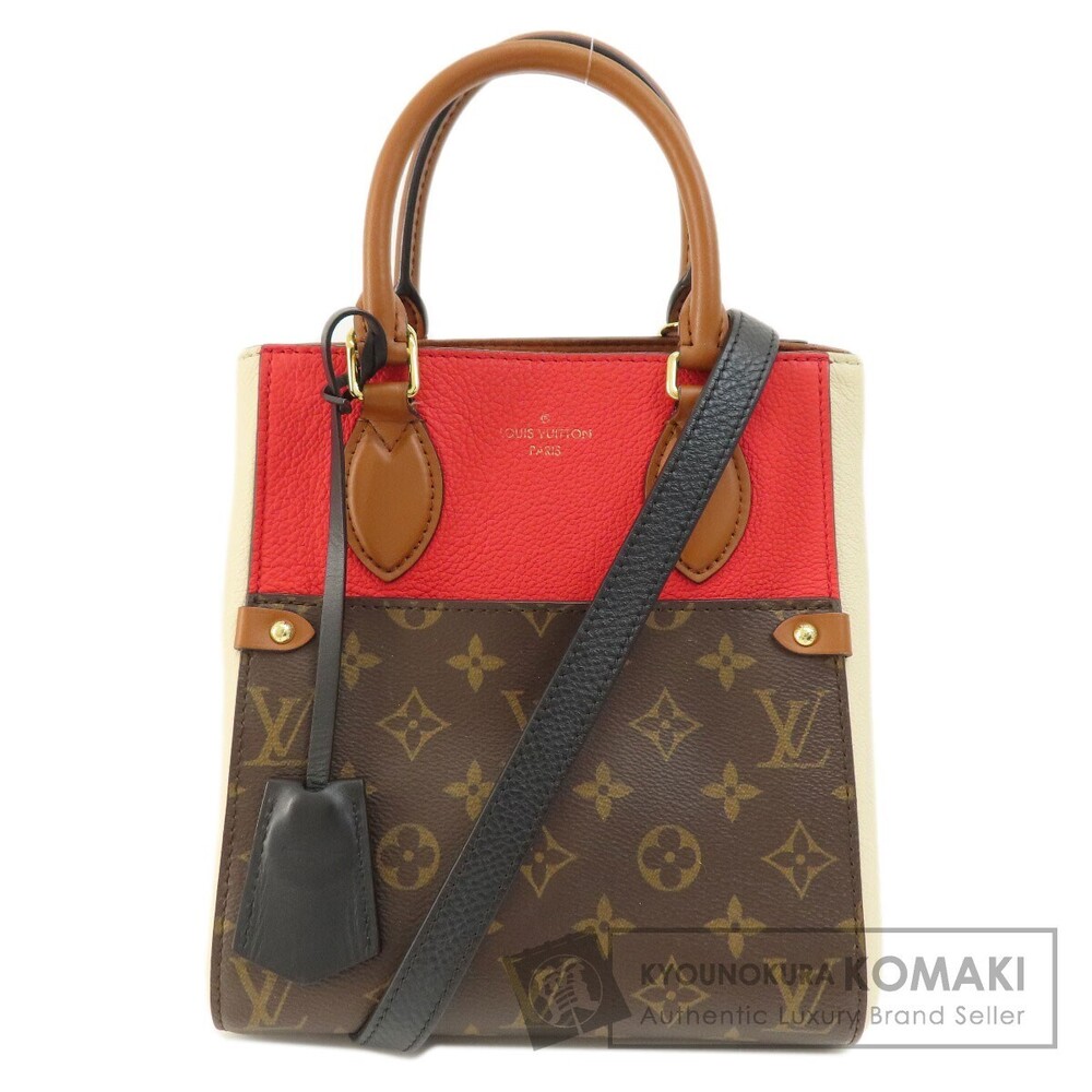 Louis Vuitton Monogram Fold Tote Handbag Canvas